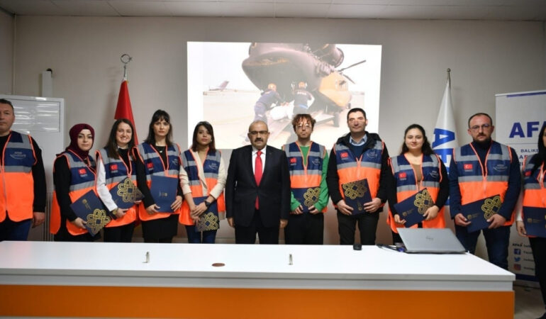 AFAD Gönüllülerine Teşekkür Belgesi