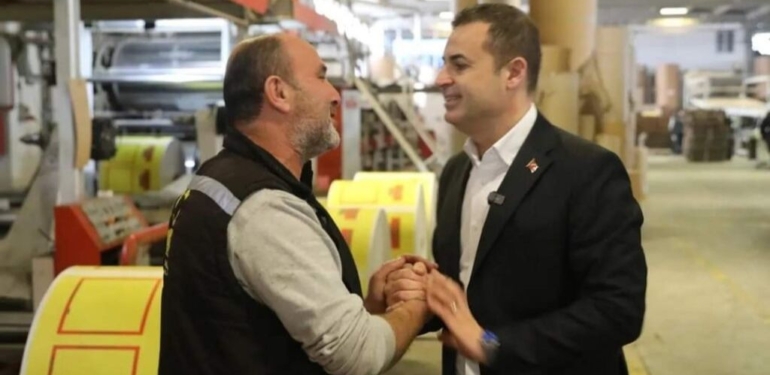 Ahmet AKIN Fabrika Ziyaretinde