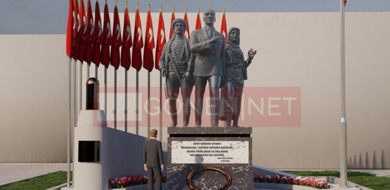 Atatürk Anıtı Yeni Tasarımı Ortaya Çıktı.