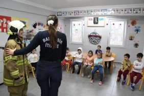 BÜYÜKŞEHİR'DEN ÖĞRENCİ VE PERSONELE YANGIN EĞİTİMİ YANGINLA MÜCADELEDE ÖĞRENCİLER FARKINDALIK KAZANDI