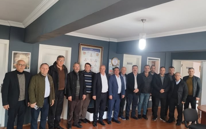 AK Parti Gönen İlçe Teşkilatından Şoförler ve Otomobilciler Odasına Ziyaret