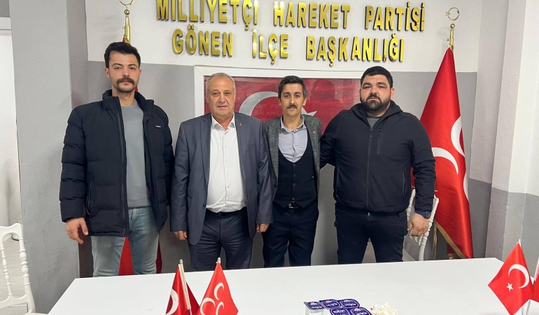 AK Parti’den MHP Gönen İlçe Teşkilatına Ziyaret