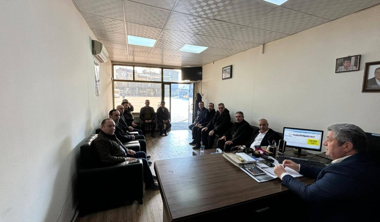 AK Parti Gönen İlçe Teşkilatından Zeki Kahya’ya Ziyaret