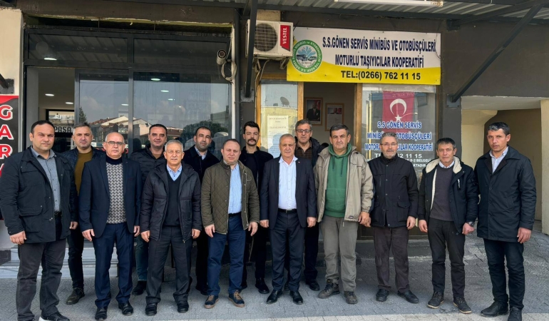 AK Parti Gönen İlçe Teşkilatından Taşıyıcılar Kooperatifine Ziyaret