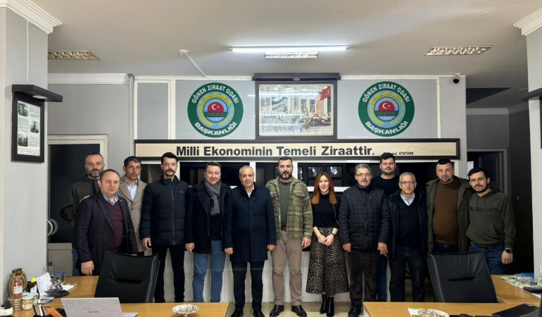 AK Parti Gönen İlçe Teşkilatından Ziraat Odasına Ziyaret