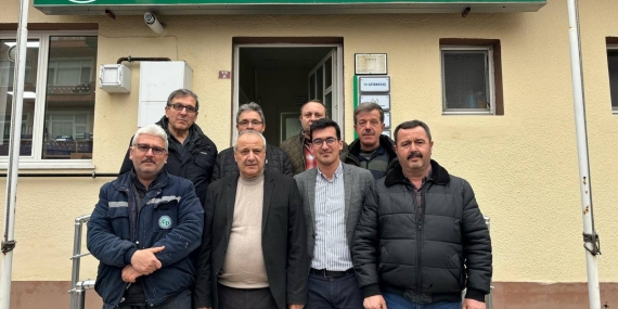 AK Parti Gönen İlçe Teşkilatı’ndan Tarım Kredi Kooperatifi’ne Ziyaret