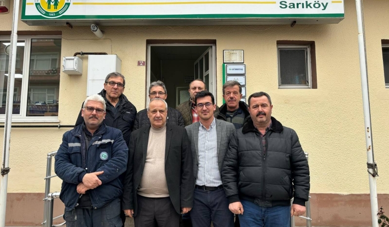 AK Parti Gönen İlçe Teşkilatı’ndan Tarım Kredi Kooperatifi’ne Ziyaret