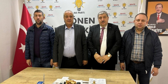 MÜSİAD Başkanı Mustafa Bağcı’dan AK Parti Gönen İlçe Teşkilatına Ziyaret
