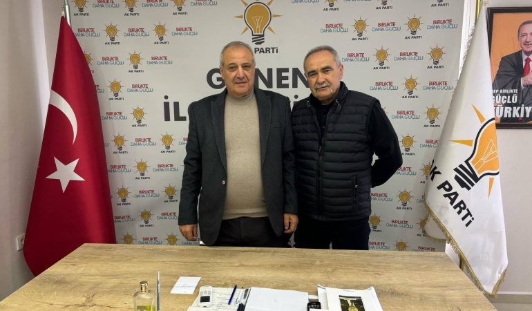 Bursa Mudanya önceki dönem MHP İlçe Başkanı Yüksel Kesen’den AK Parti Gönen İlçe Başkanlığına Ziyaret