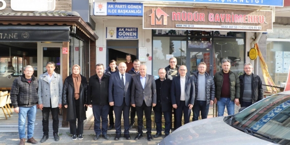 Başkan Palaz’dan İlçe Başkanı Dağlı’ya Ziyaret