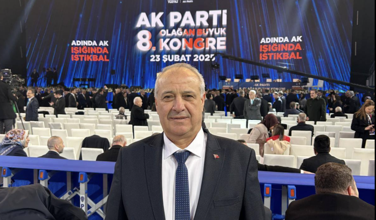 AK Parti Gönen İlçe Başkanı Zekeriyya Dağlı, 8. Olağan Büyük Kongre’ye Katıldı