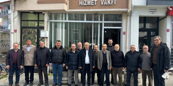 AK Parti Gönen İlçe Teşkilatından GÖNEN HAYRA ve İLME HİZMET VAKFI’na Ziyaret