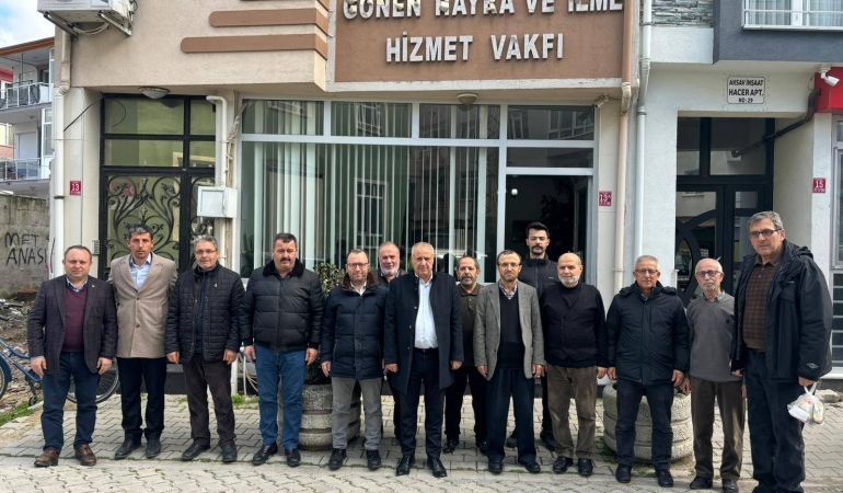 AK Parti Gönen İlçe Teşkilatından GÖNEN HAYRA ve İLME HİZMET VAKFI’na Ziyaret