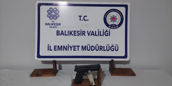 Gönen’de ruhsatsız silah operasyonu: Bir kişi yakalandı