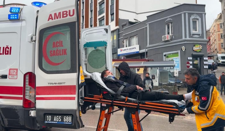 Bandırma’da trafik kazasında 1 kişi yaralandı