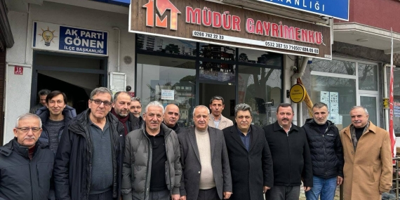 Bandırma OSB Yönetimi’nden AK Parti Gönen İlçe Başkanlığına Ziyaret