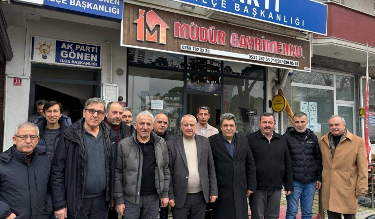 Bandırma OSB Yönetimi’nden AK Parti Gönen İlçe Başkanlığına Ziyaret