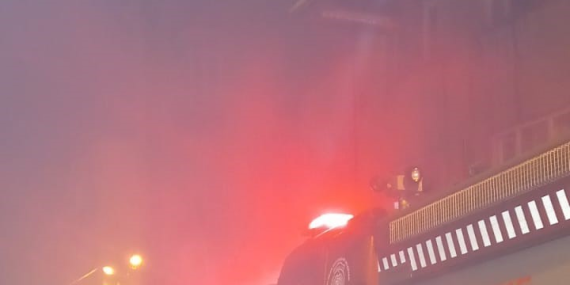 Bandırma’da çatı katında yangın