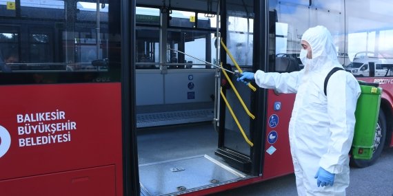 Büyükşehir’den hijyenik ortamda toplu taşıma hizmeti