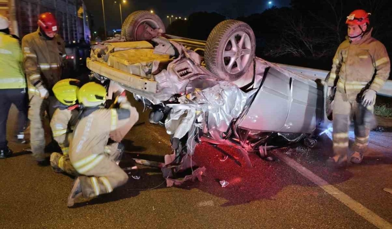 Bandırma-Çanakkale karayolunda trafik kazası: 1 yaralı