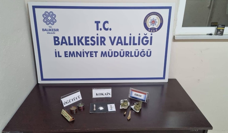 Erdek’te uyuşturucu operasyonu: 2 şüpheli gözaltına alındı