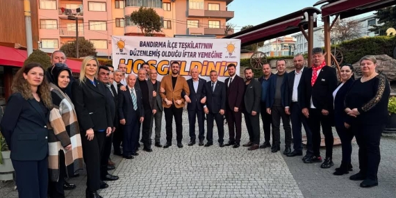 AK Parti Gönen İlçe Teşkilatından Bandırma’daki İftar Programına Katılım