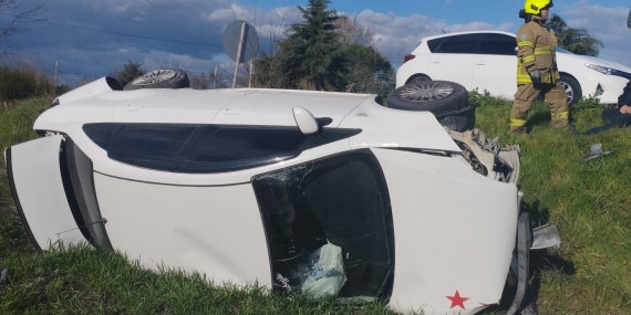 Balıkesir-Bandırma kara yolunda trafik kazası: 1 Yaralı