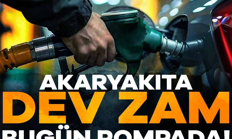 Akaryakıta dev zam bugün pompaya yansıdı!