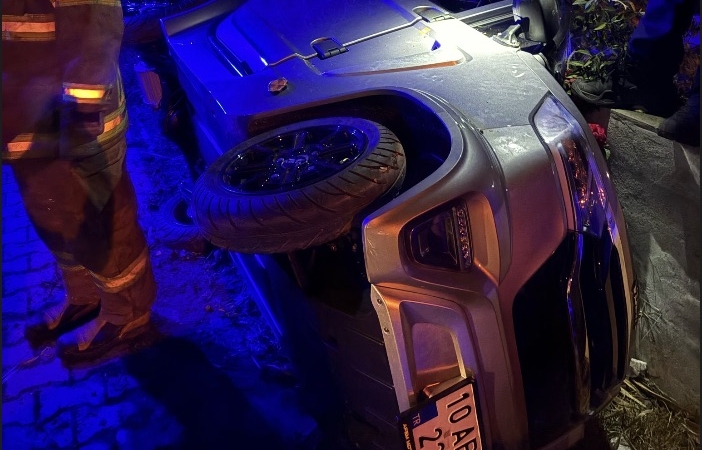 Bandırma’da tek taraflı trafik kazası: Sürücü sağlık ekiplerine teslim edildi