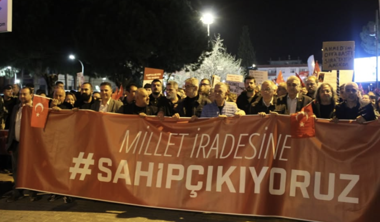 Gönen’de Dayanışma Yürüyüşü Düzenlendi