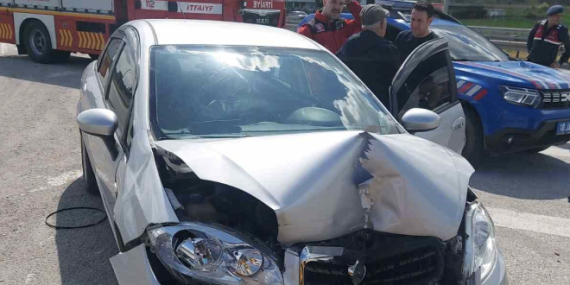 Balıkesir’de kaza: 1 yaralı