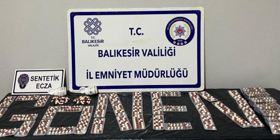 Gönen’de Uyuşturucu Operasyonu: 994 Adet Sentetik Ecza Ele Geçirildi