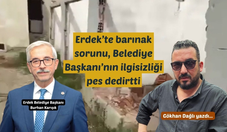 Erdek’te barınak sorunu, Belediye Başkanı’nın ilgisizliği pes dedirtti