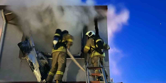 Balıkesir’de açık unutulan elektrikli ısıtıcı yangın çıkarttı