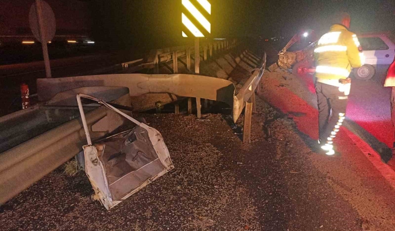 Balıkesir’de trafik kazası; 1 yaralı