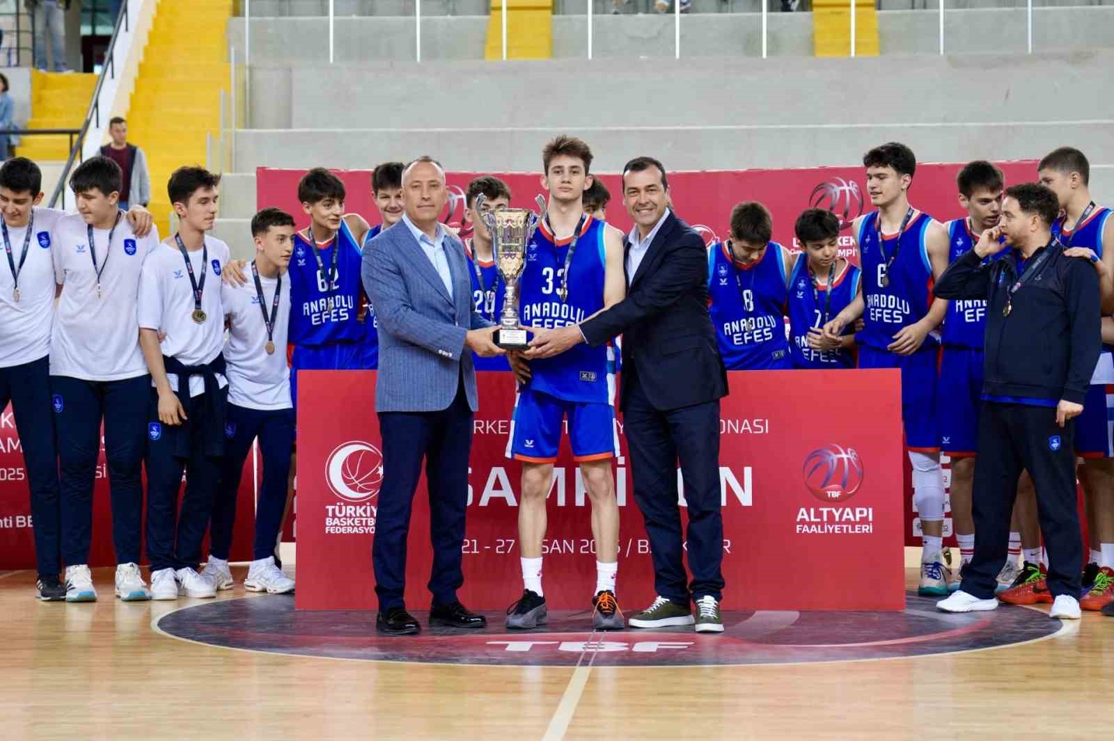 U14 ERKEKLER BASKETBOL TÜRKİYE ŞAMPİYONASI TAMAMLANDI