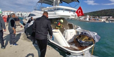 AYVALIK’TA TEKNE YANGINI ERKEN MÜDAHALEYLE SÖNDÜRÜLDÜ