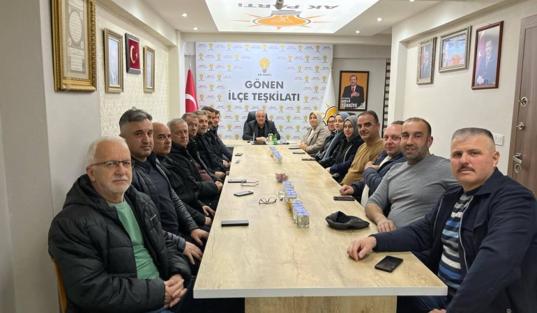 Gönen’de AK Parti’den Haftalık Yönetim Kurulu Toplantısı