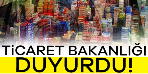 Ticaret Bakanlığı duyurdu! İhracatı durduruldu
