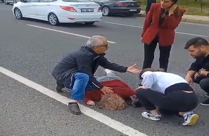 Balıkesir’de otomobilin çarptığı 92 yaşındaki kadın ağır yaralandı