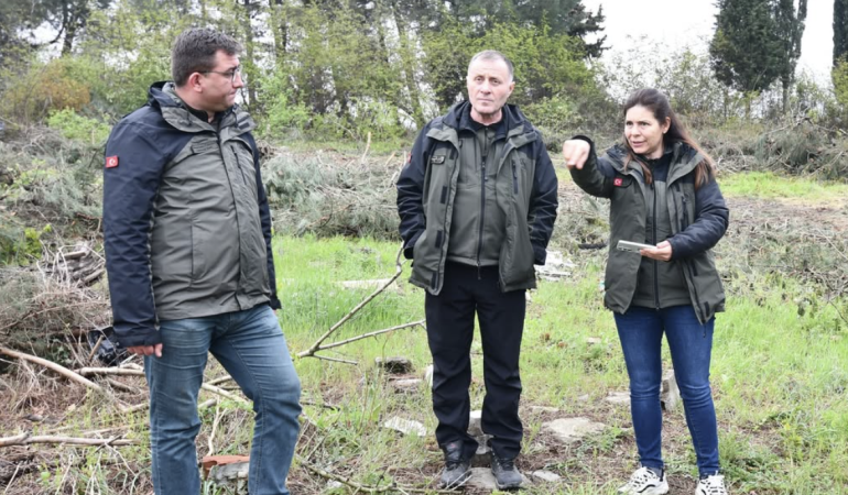 Gönen’de Yeni Yerleşke Alanındaki Ormancılık Faaliyetleri Değerlendirildi