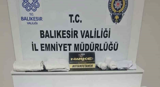 Balıkesir’de 6 kilo uyuşturucu yakalandı: 3 gözaltı
