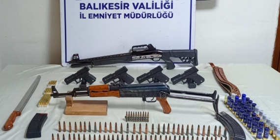 Balıkesir’de silah ve mühimmat operasyonu: 1 Kişi tutuklandı