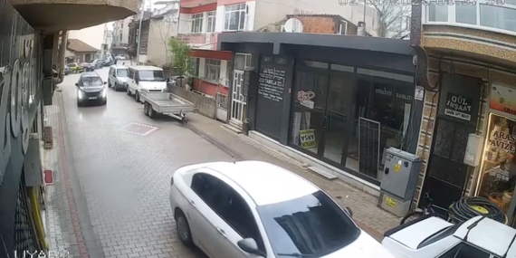 Gönen’de aracıyla çevreye zarar veren şahıs kameralara yansıdı