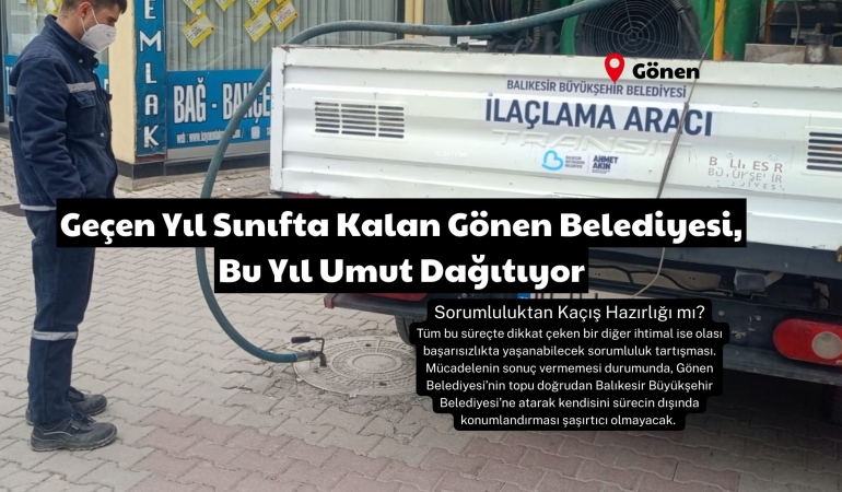 Geçen Yıl Sınıfta Kalan Gönen Belediyesi, Bu Yıl Umut Dağıtıyor