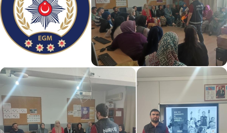 Balıkesir’de “En İyi Narkotik Polisi Anne” Projesi Kapsamında Bilgilendirme Yapıldı