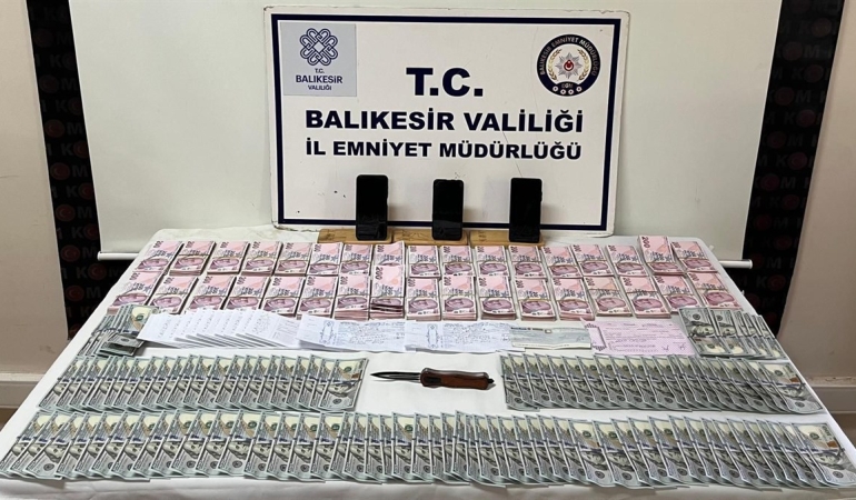 Balıkesir’de tefecilik operasyonu: 2 kişi tutuklandı