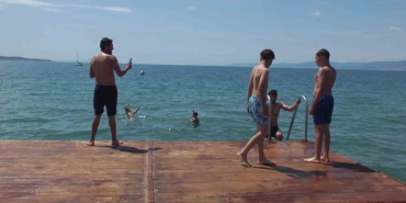 KUZEY EGE DE DENİZ SEZONU AÇILDI