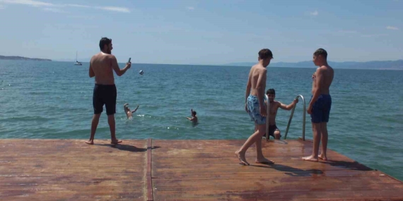 Kuzey Ege de deniz sezonu açıldı