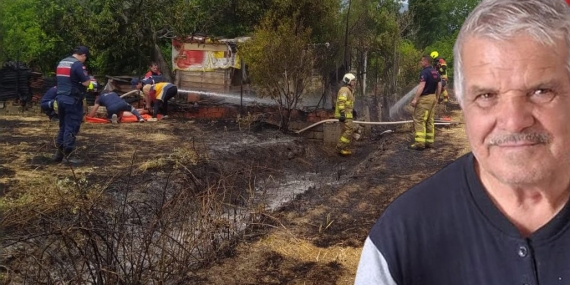 Balıkesir’de ot yangını sonucu bir kişi hayatını kaybetti